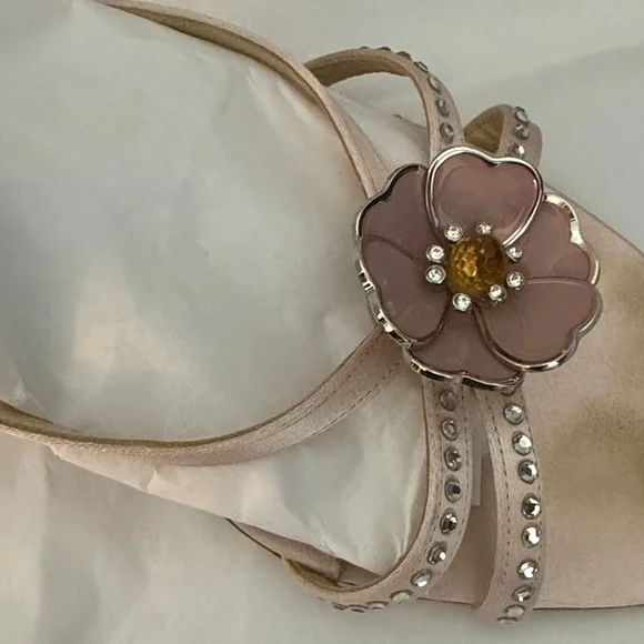 Valentino Garavani Pink Floral Women's Sandals - Picture 3 of 6